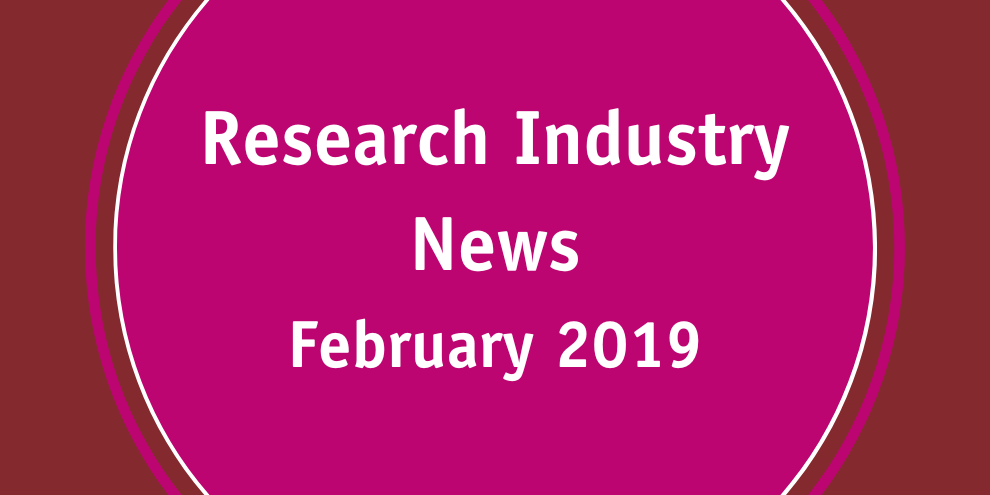 Research Industry News February 2019