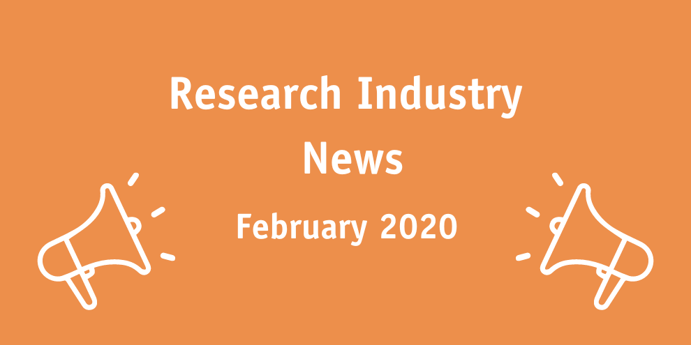 Research Industry News February 2020