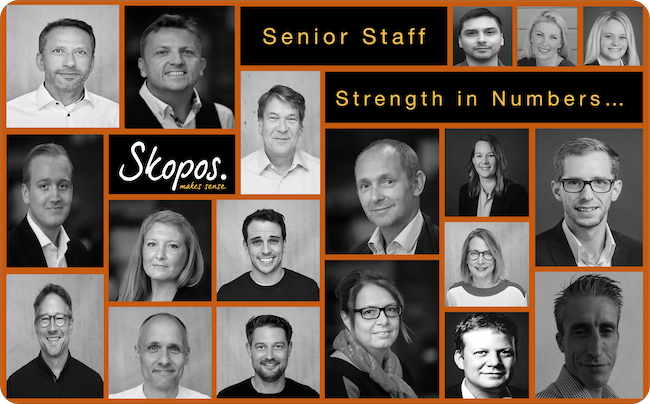 Skopos World senior staff images.