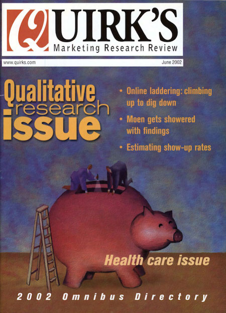 The Quirk's magazine cover for June 2002.