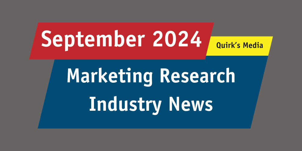 September Marketing Research Industry News 2024