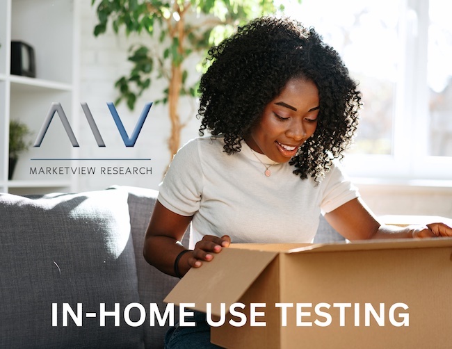 MarketView Research In-home use testing.