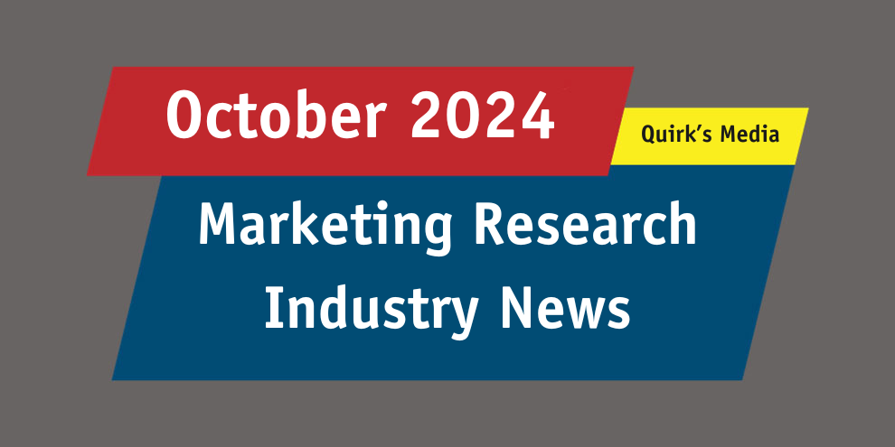 October Marketing Research Industry News 2024