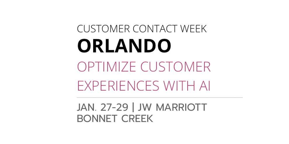 Customer Contact Week Orlando January 